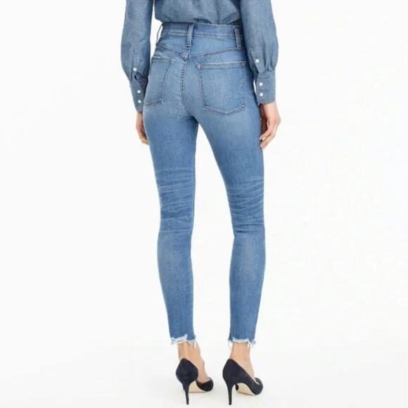 J. Crew 9" High Rise Toothpick Skinny Jeans Neil Wash 28 - Picture 9 of 10